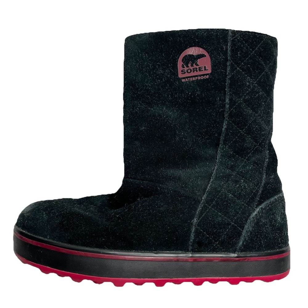 Sorel‎ Suede Waterproof Sherpa Lined Winter Boots NL1975-010 Pre-Owned Womens 6